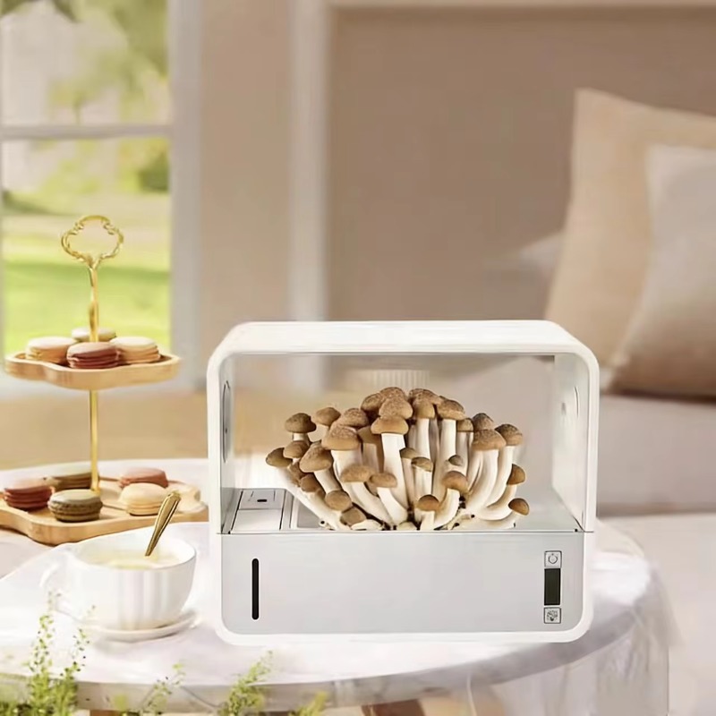Hydroponic Kit - ハイドロブルー デスクトップきのこ栽培キット 水耕栽培 自動家庭栽培システム 室内栽培 グローバーボックス
