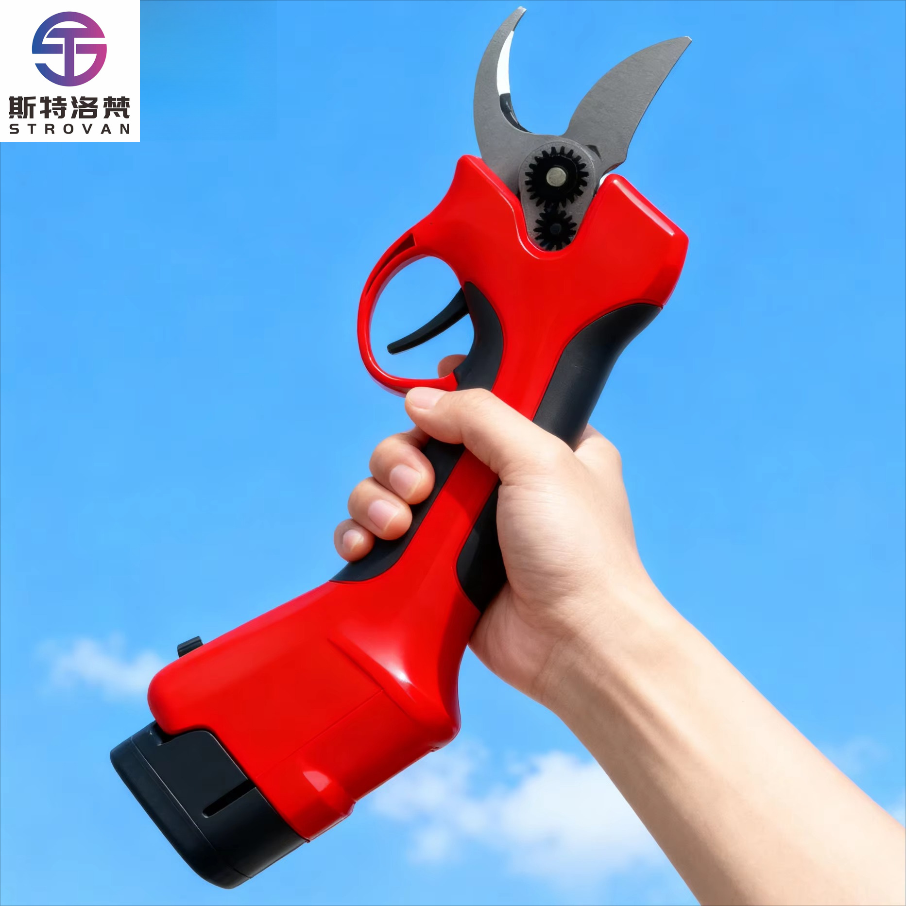 Pruning Shears - 高品質滑り止めハンドル付き園芸用ハサミ、長持ちする切れ味、効率的な切断、電動剪定鋏