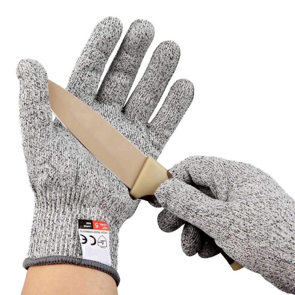 Garden Gloves - レベル5 HPPE耐切創手袋 キッチンガーデニング用耐切創ニット手袋 耐棘性 耐摩耗性 ガラス建築用切断手袋
