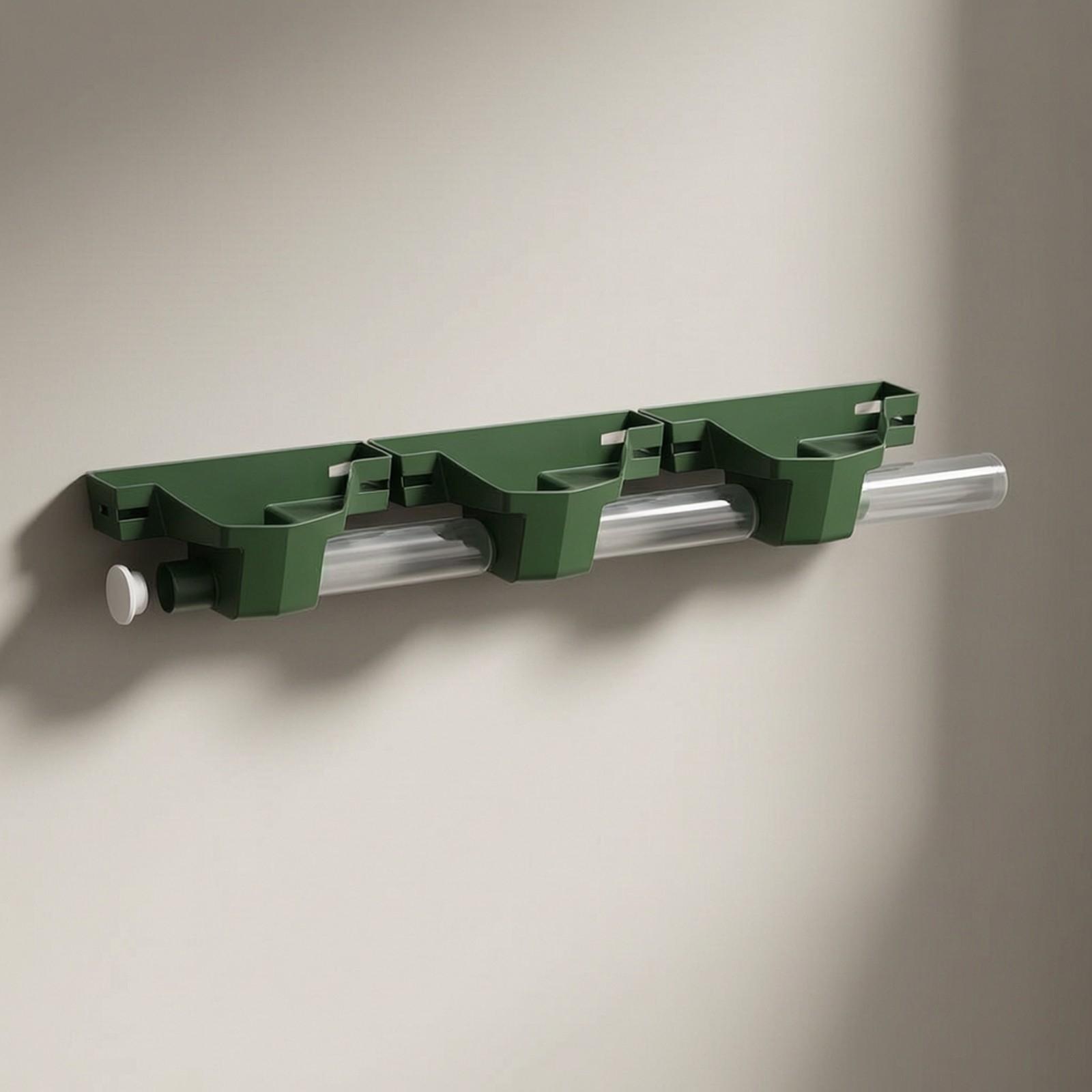 Vertical Planter - 壁掛けプランター用排水ボックス。垂直庭園の排水管理システムに接続するためのホース付き。