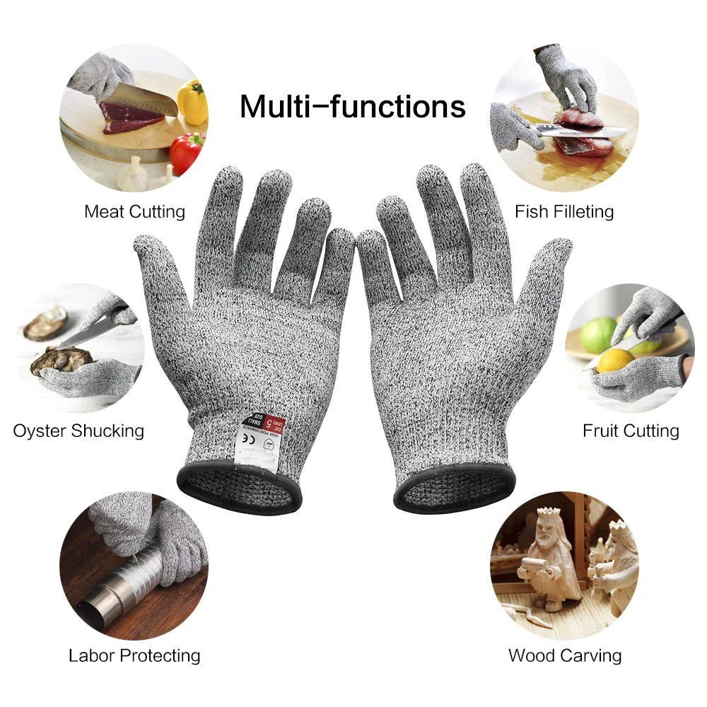 Garden Gloves - レベル 5 HPPE ビルディングカッティンググローブ 耐切創手袋 キッチンガーデニング
