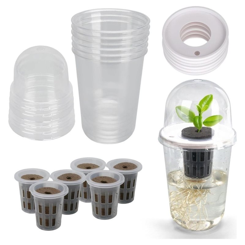 [A93Z！] 水耕栽培用育苗カップ、卓上温室、水耕栽培シス - Hydroponic Kit のレビューと価格