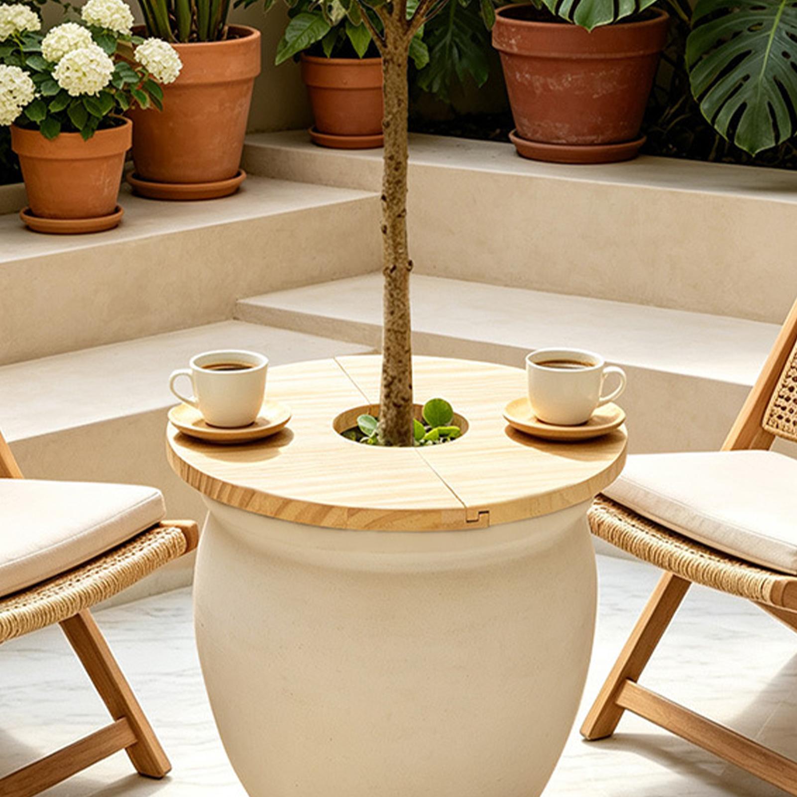 植木鉢カバー 木製分割プランターグリッドプロテクター 植木鉢 - Indoor Herb Garden のレビューと価格
