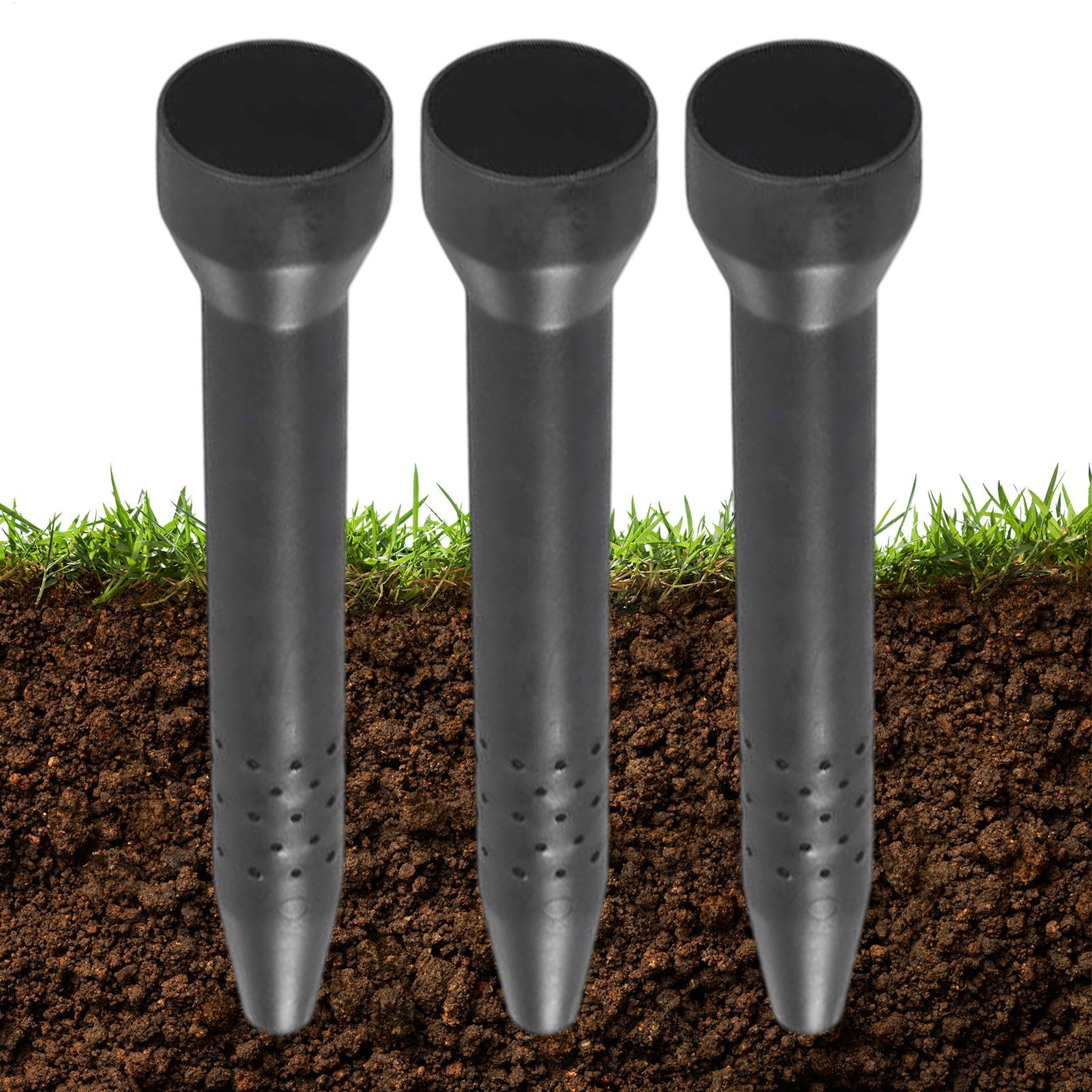 庭用散水スパイク3個セット 根部灌漑ステーク 屋外プランター - Trowel Garden Tools のレビューと価格