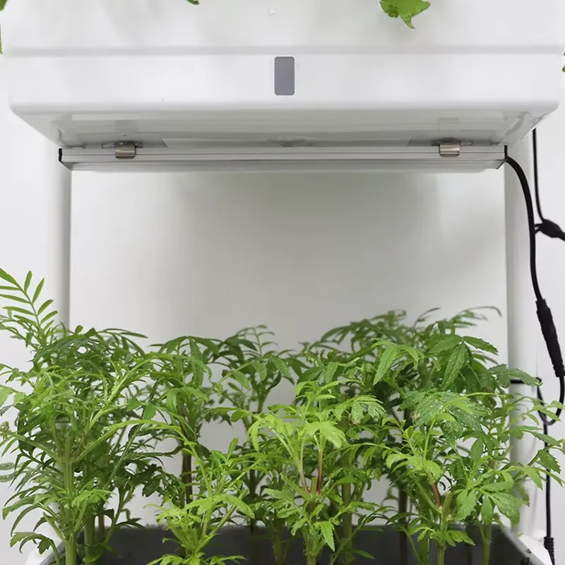 移動式垂直型3段自動給水スマートガーデンプランターボックスス - Indoor Herb Garden のレビューと価格