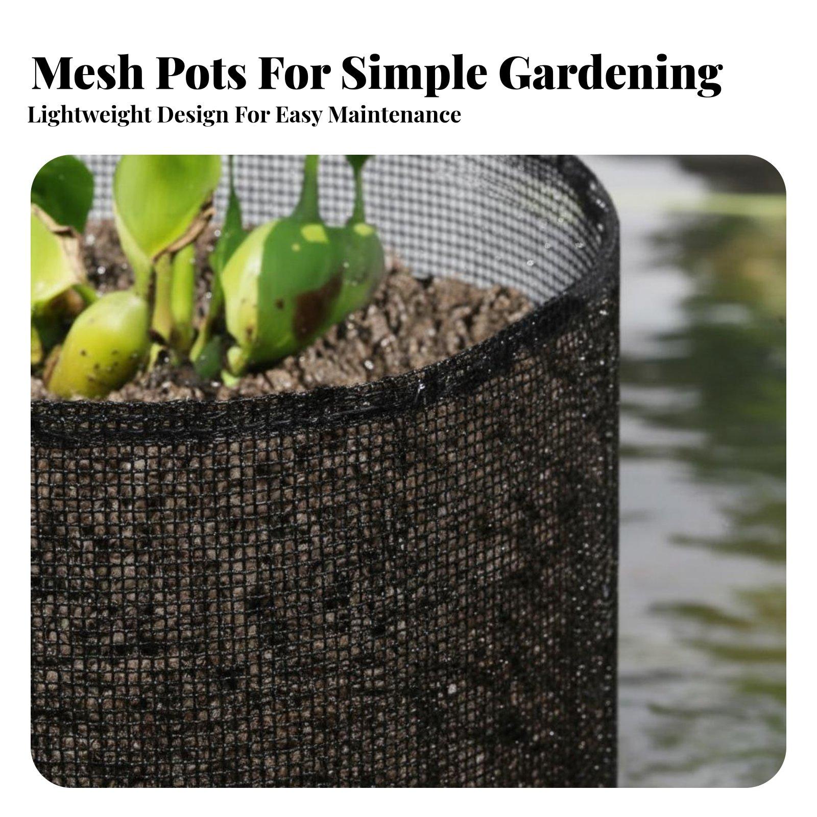 4個入り、水生植物用プランター、植物用メッシュバッグ、蓮の栽 - Grow Bag のレビューと価格