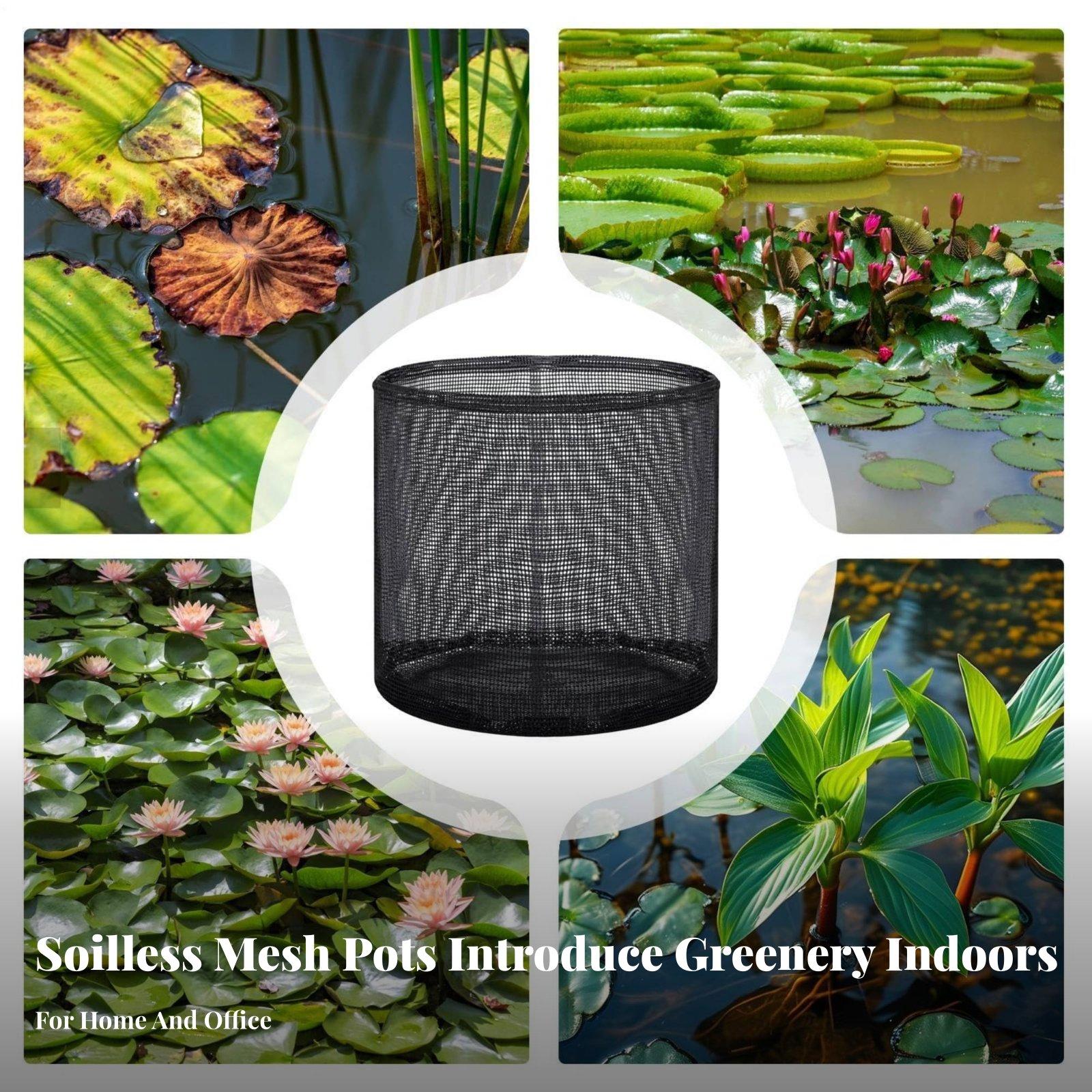 4個入り、水生植物用プランター、植物用メッシュバッグ、蓮の栽 - Grow Bag のレビューと価格
