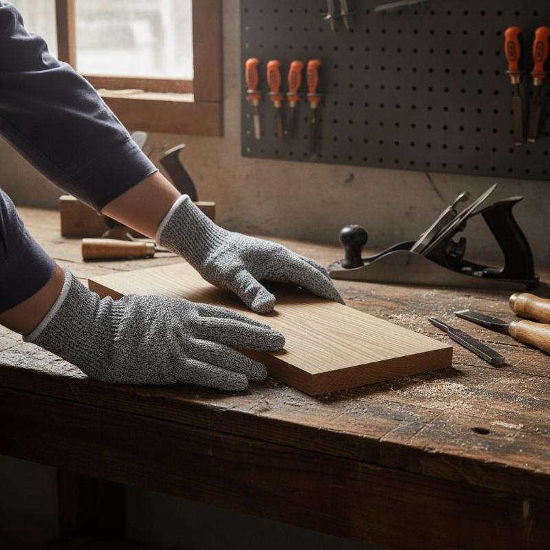 1組の高強度耐切断安全手袋。キッチン、ガーデニング、産業作業 - Garden Gloves のレビューと価格
