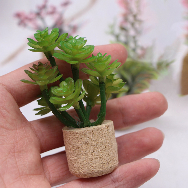 1:12 ドールハウスシミュレーション花植物鉢植えモデル人形 - Plant Pot のレビューと価格