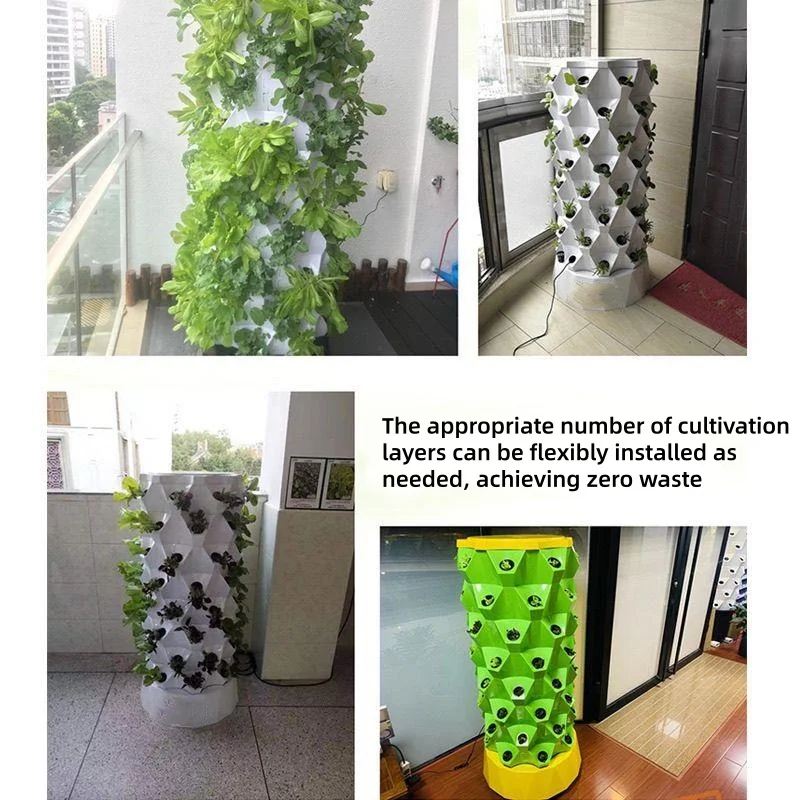 垂直型水耕栽培タワー、パイナップル型のエアロポニックスプラン - Vertical Planter のレビューと価格