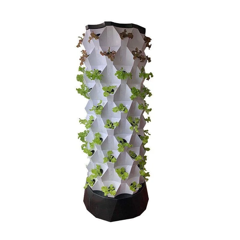 垂直型水耕栽培タワー、パイナップル型のエアロポニックスプラン - Vertical Planter のレビューと価格