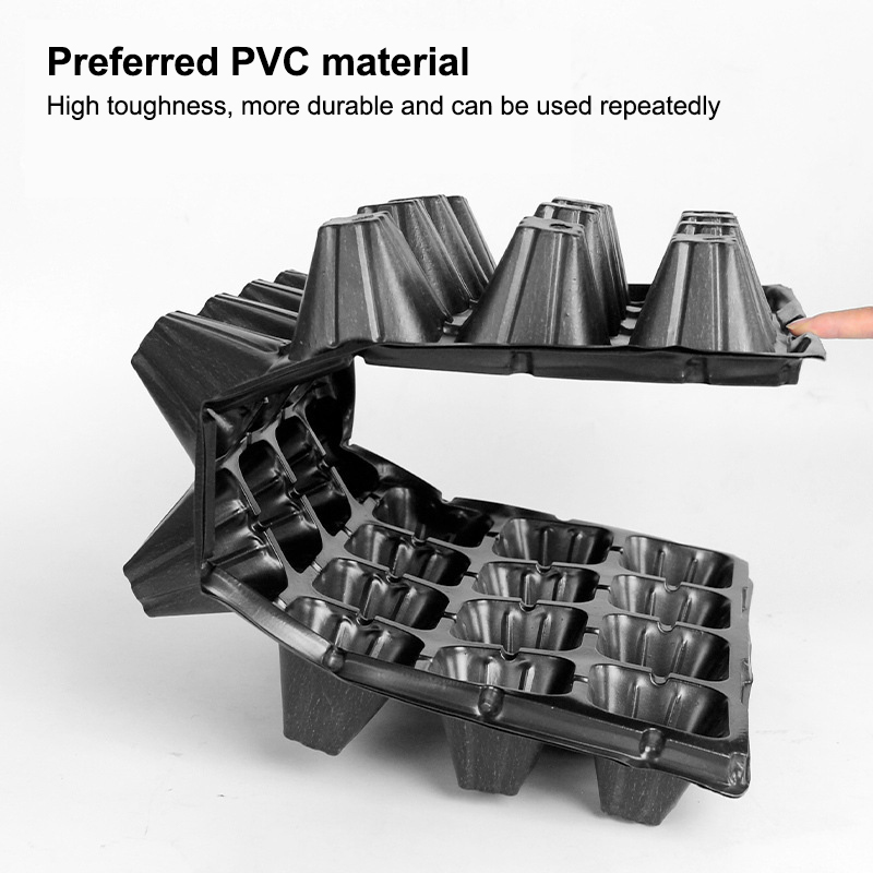 ホット10個入り苗トレイ プラスチック製園芸発芽トレイ 黒色 - Seed Starter Tray のレビューと価格