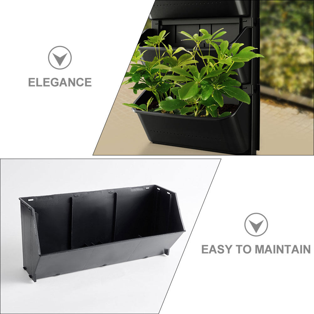 本物の花を飾るための、壁掛けプランター2個セット。屋内・屋外 - Vertical Planter のレビューと価格