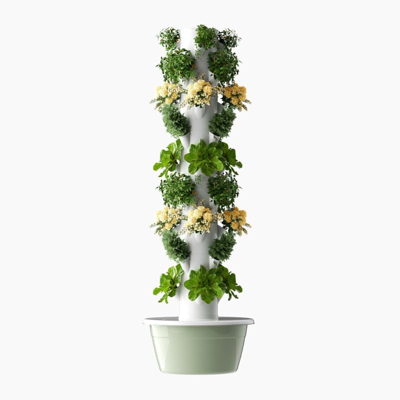 垂直水耕栽培タワー エアロポニックタワー 果物と野菜用 9層 - Indoor Herb Garden のレビューと価格